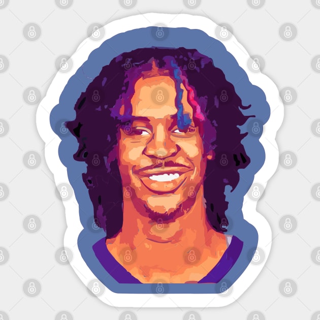 Ja Morant Memphis Grizzlies Sticker by Playful Creatives